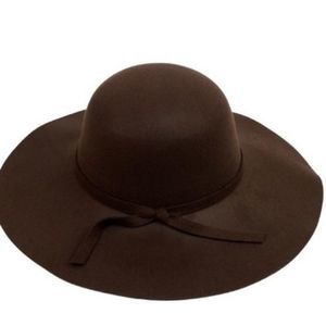 Floppy Hat- Bow Knot- NWT- Dark Chocolate Brown